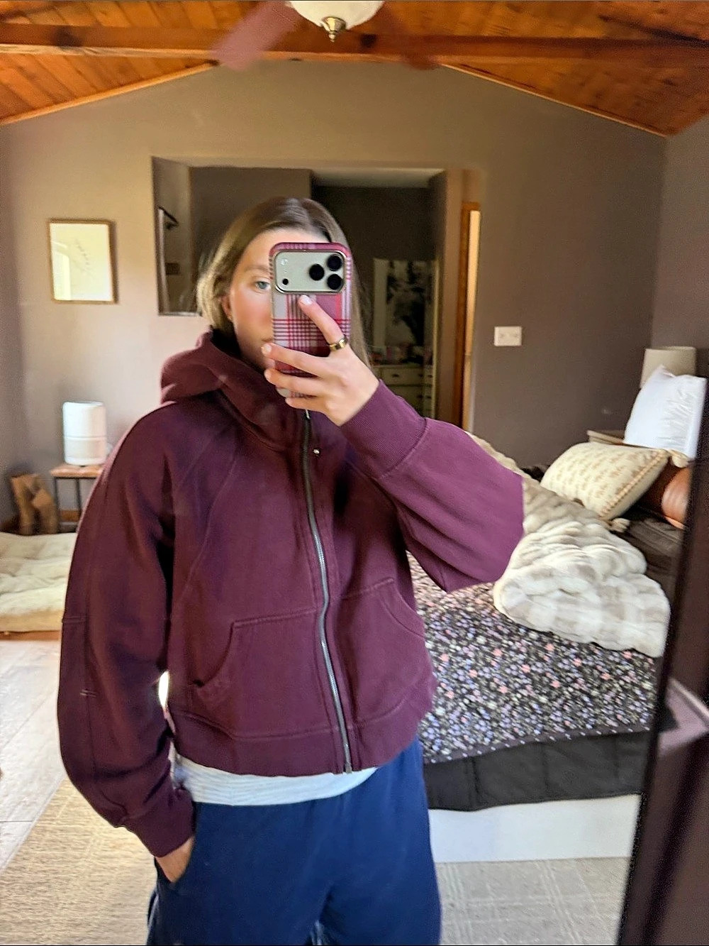 Lululemon Scuba Oversized Full-Zip Hoodie Purple